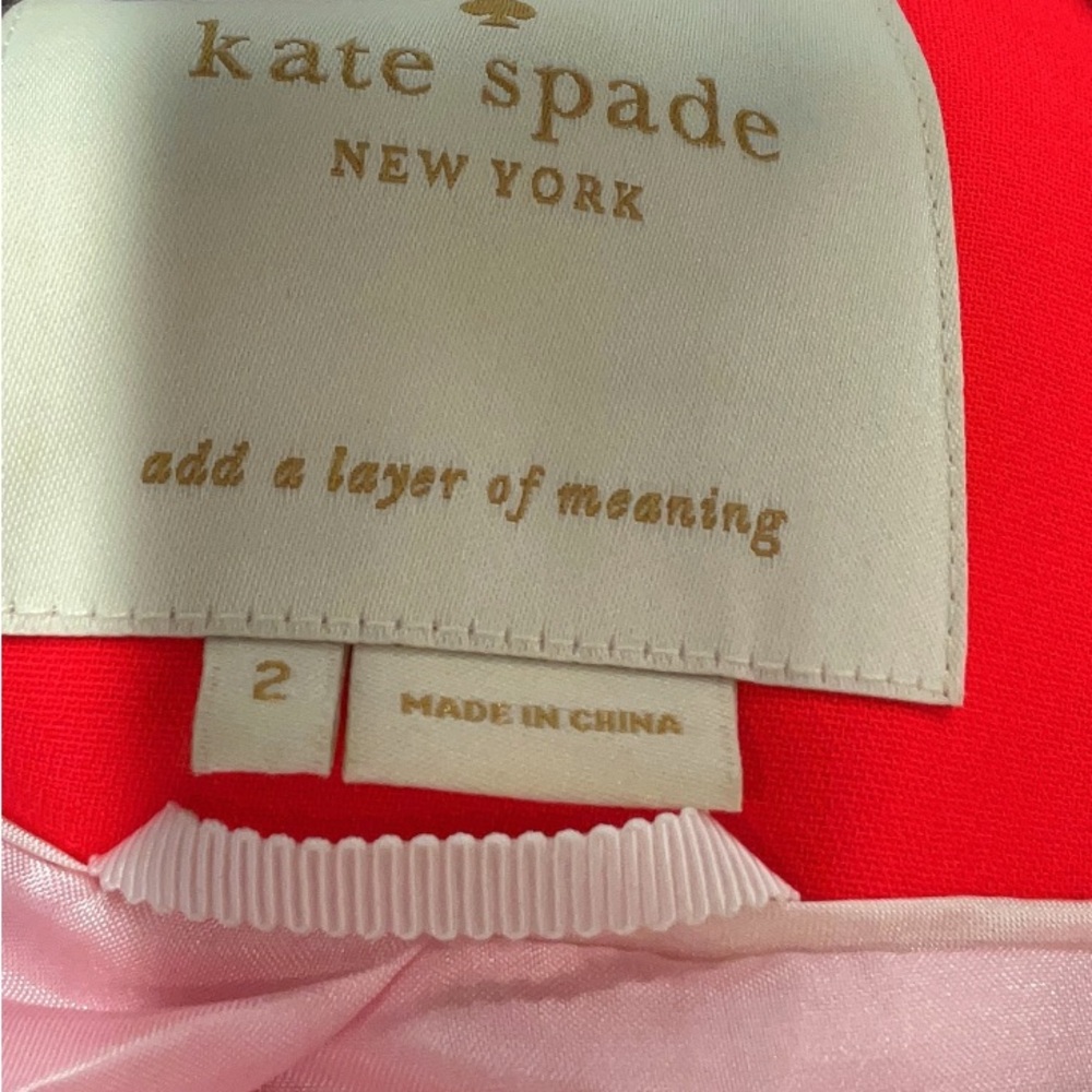 Kate Spade Dorothy Coat in Geranium - Picture 13 of 14